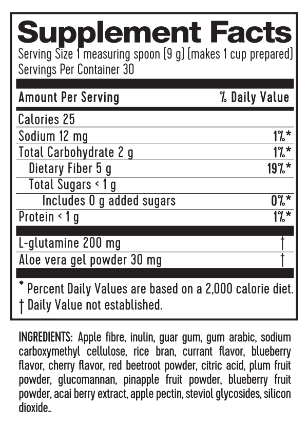 Supplement Label